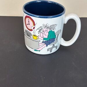Vintage Comical B James I Don’t Do Mornings Coffee Mug